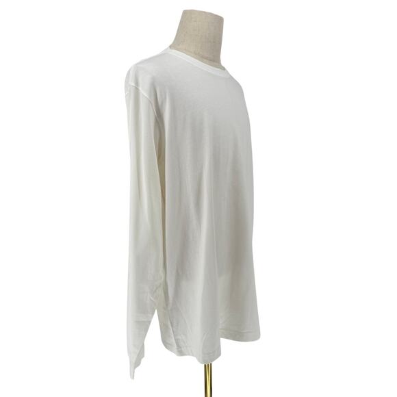 Land's End Long Sleeve Super T-Shirt Men's XL White Basic Undershirt - Picture 2 of 5